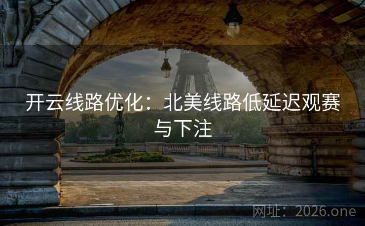 开云线路优化：北美线路低延迟观赛与下注